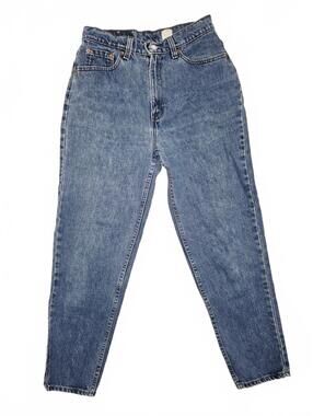 Vintage Levis 921 Orange Tab Tapered Medium Wash Jeans Womens Size 10 Short